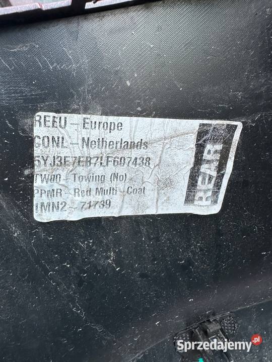 Tesla III Model 3 17 Zderzak Przód Przedni KN Mirsk