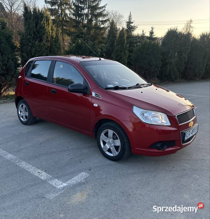 Chevrolet Aveo 12 benzyna 2009r nieuszkodzony Strzegocice