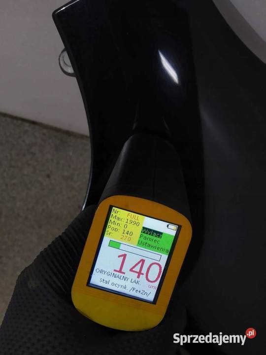 BŁOTNIK PRAWY PRZÓD CZARNY PRZED LIFT USZKODZONY osobowe