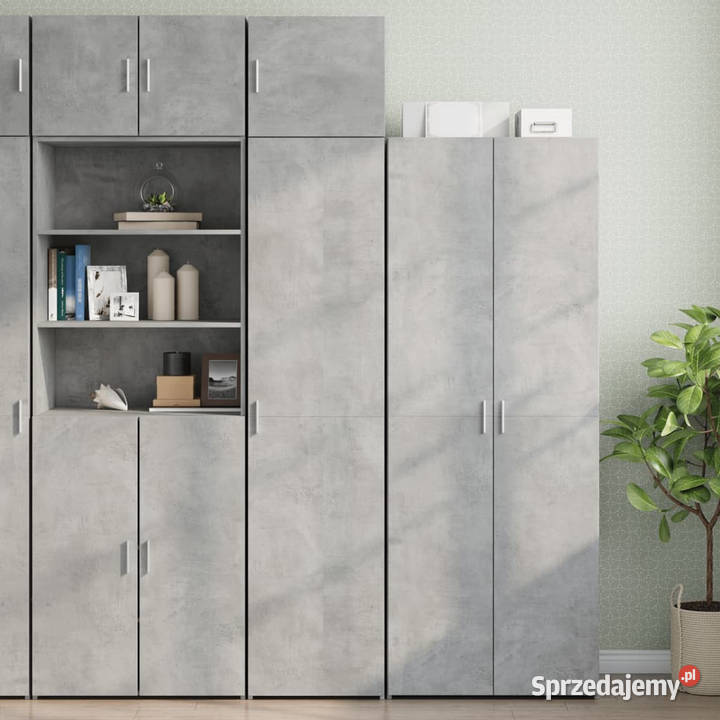 Wąska szafka szarość betonu 45x425x225 WM3281290 Warszawa sprzedam