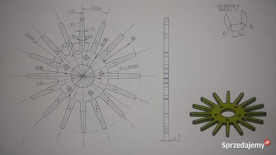 gwiazda gwiazdka gumowa z gumy pielnik eko do Kutno