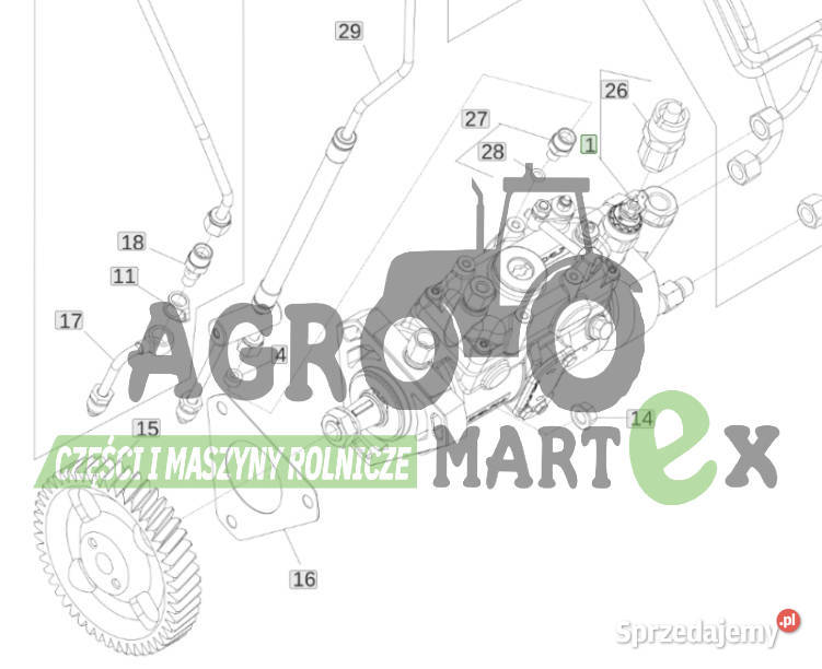 DZ103265 POMPA WTRYSKOWA JD Rolnictwo Wichrów