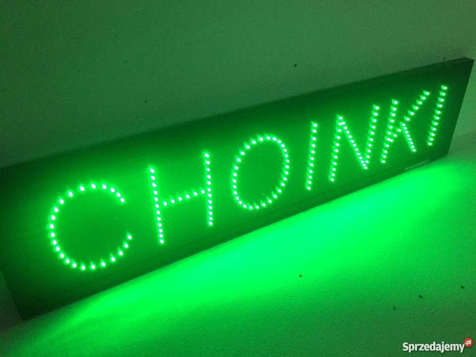 Choinki LED reklama 230V 100x25 zewnętrzna Pomiechówek sprzedam