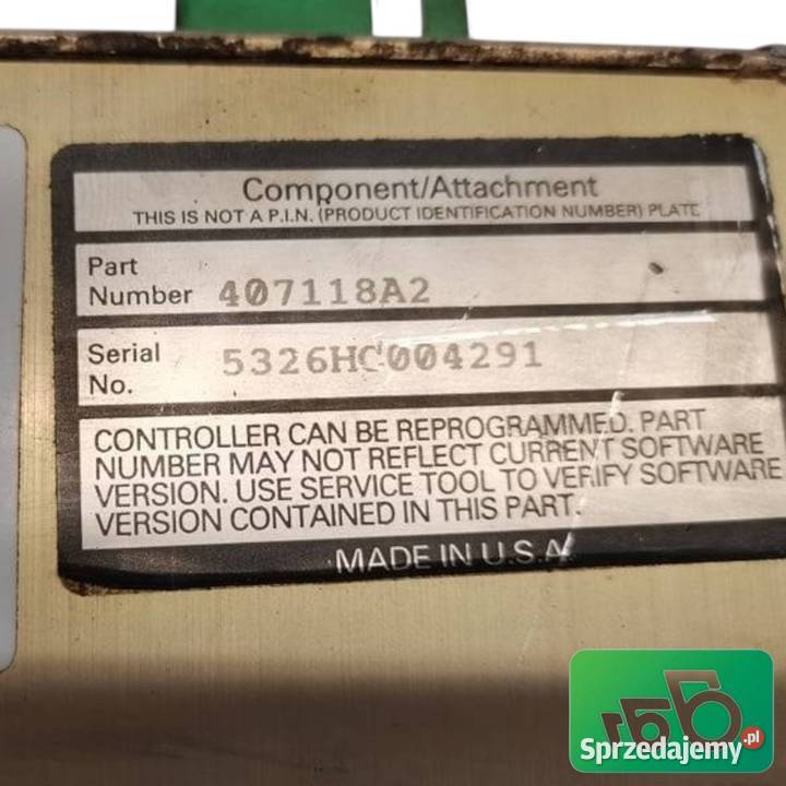 Moduł Komputer Sterownik Tylny Podnośnik CNH Wilkowo sprzedam