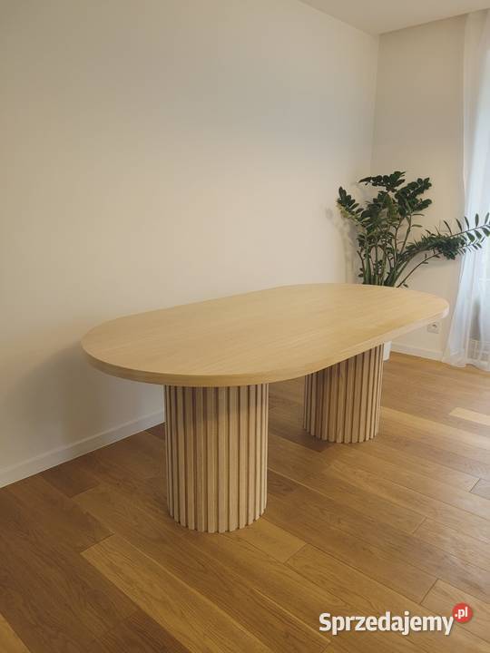 DĘBOWY Stół z lamelami COMODO AKANT MEBLE Gierałtowiczki