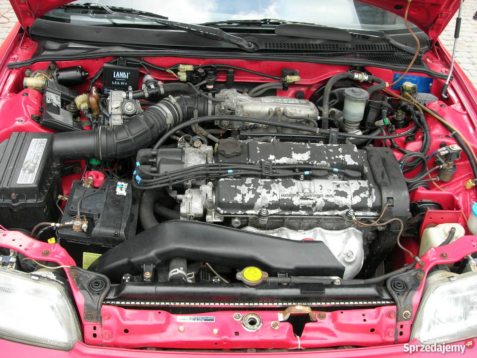 Honda CRX ED9 D16A9 oryginalny lakier 75 CD Orzechówka