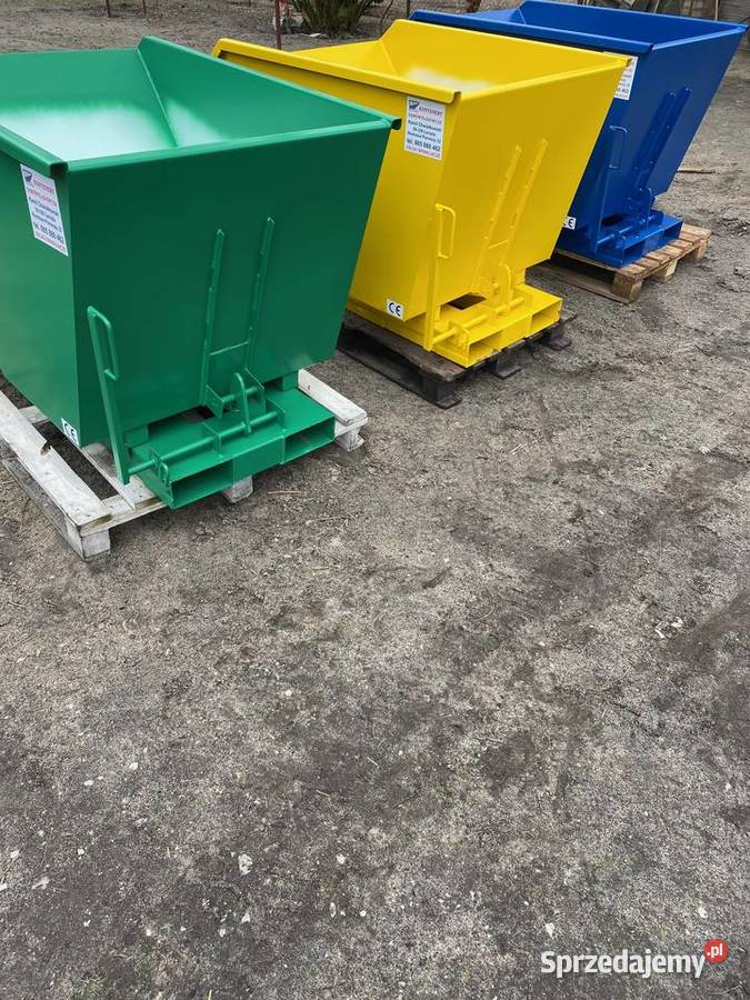 ZESTAW Kontener samowyładowczy koleba pojemnik łódzkie Łanięta