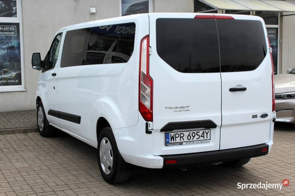 Ford Transit Custom Długi 9osobowy 130 SalonPL Sokołów