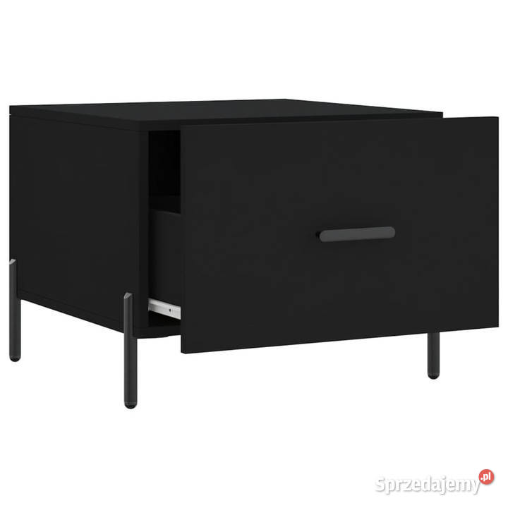 Stolik kawowy czarny 50x50x40 materiał mazowieckie Warszawa