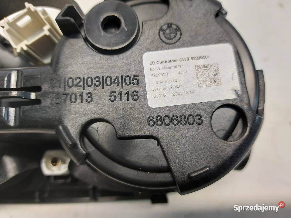 BMW G21 G20 Kombi 330e uchwyt mocowanie na napój Wyposażenie wnętrza