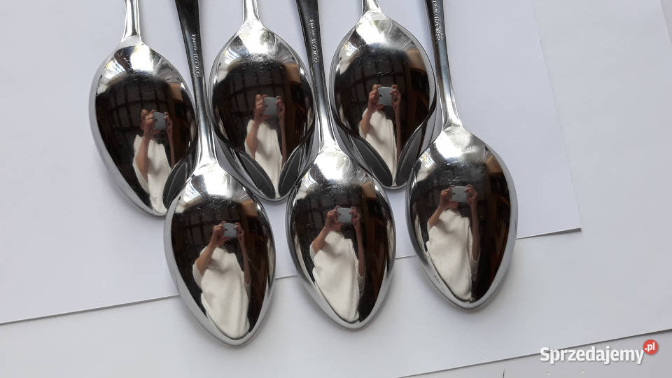 Łyżki obiadowe KANT BAKELIT Gerlach sztućce PRL Dąbrowa Górnicza
