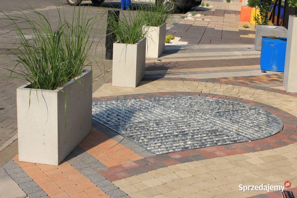 Betonowa donica Cubico Architektura ogrodowa dolnośląskie