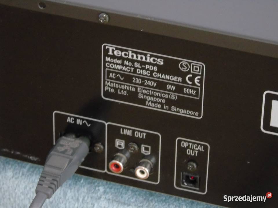 CD Technics SLPD6 sprawny zmieniarka DOSTAWA podkarpackie Jasło