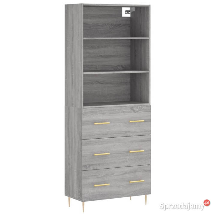 Witrynka szary dąb sonoma 695x34x180 materiał mazowieckie Warszawa