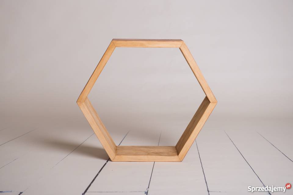 Drewniany heksagon foto rekwizyt do sesji Dekoracje i ozdoby Milicz