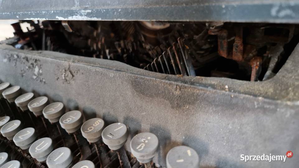maszyna do pisania antyk niebieska sprzedam