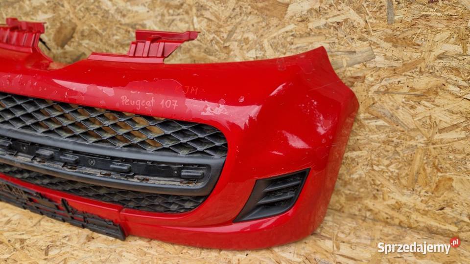PEUGEOT 107 LIFT ZDERZAK PRZÓD PRZEDNI KOD LAK Słowikowo sprzedam