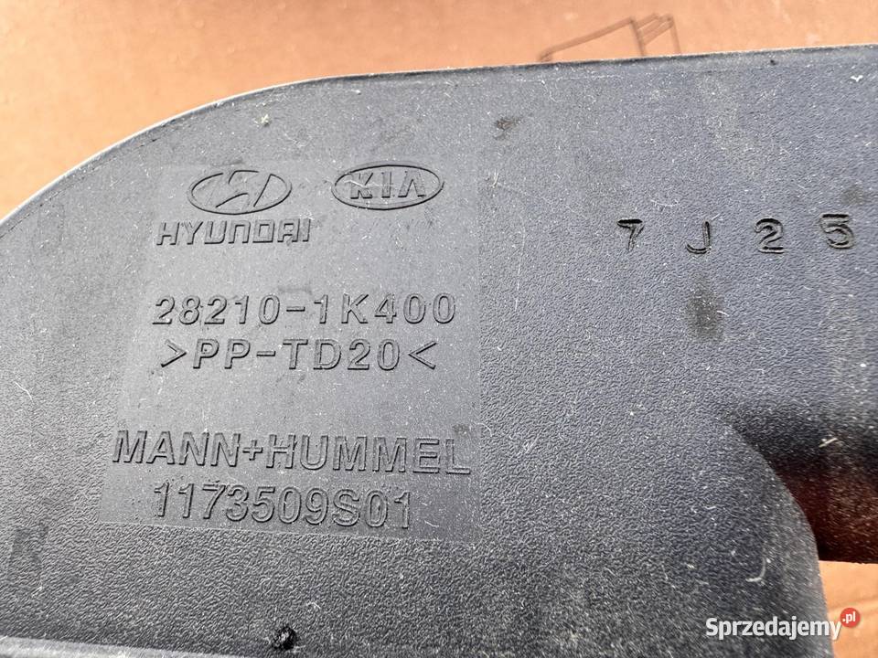 Kanał Dolot powietrza lewy Kia Vega 1519 Lift