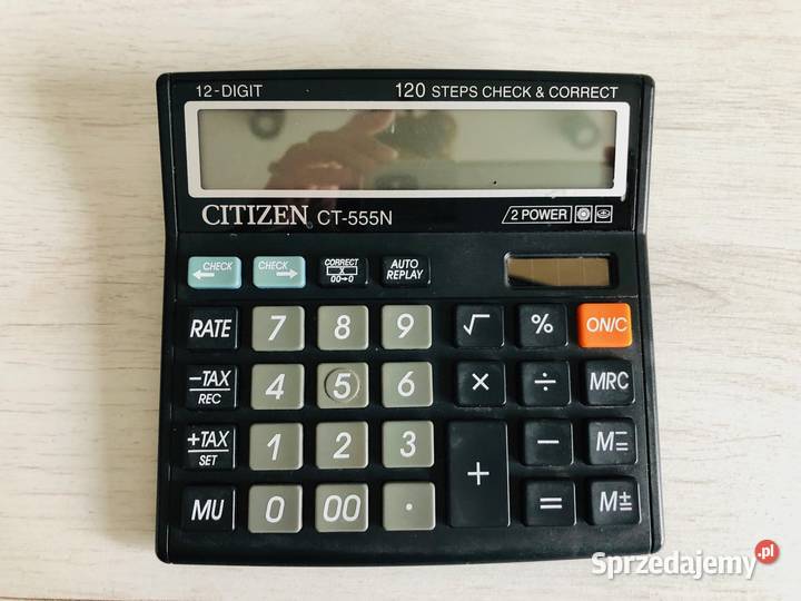 NOWY Kalkulator biurowy Citizen CT555N Pozostałe Łódź