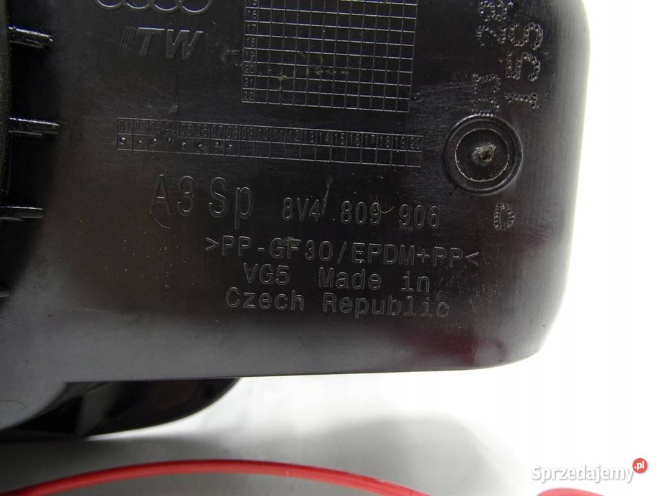 KLAPKA WLEWU PALIWA KOREK SIŁOWNIK AUDI A3 8V