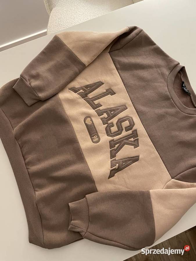 Bluza oversize Alaska 98 styl amerykański high Ząbki