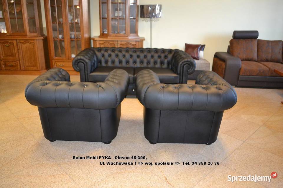 321 Chesterfield Skóra Naturalna Kolor DO WYBORU Kłobuck