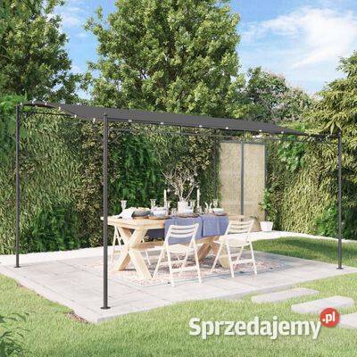 vidaXL Zadaszenie antracytowe 4x3 m 180 gm