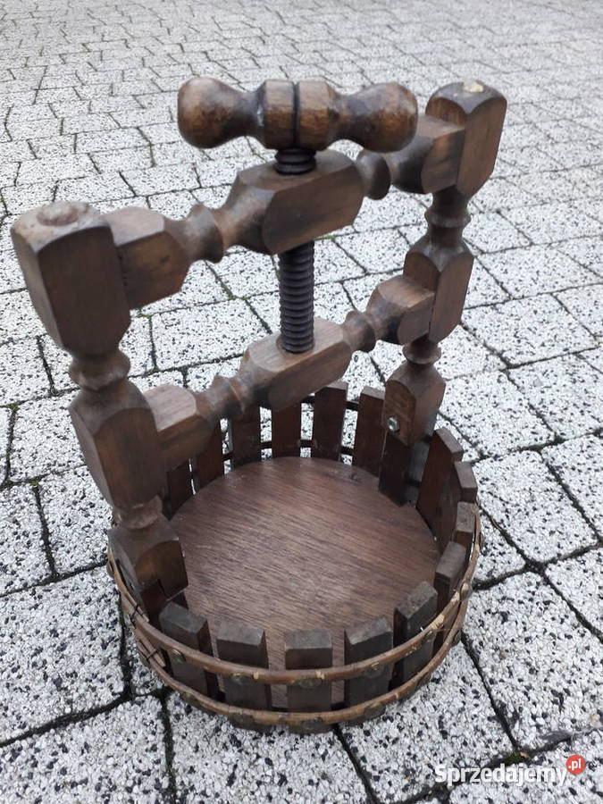 Pojemnik na orzechy z dziadkiem i stojak na wino Warszawa