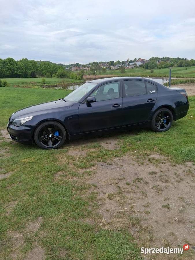 Bmw e60 25d klimatyzacja długie opłaty aluminiowe felgi śląskie Rybnik