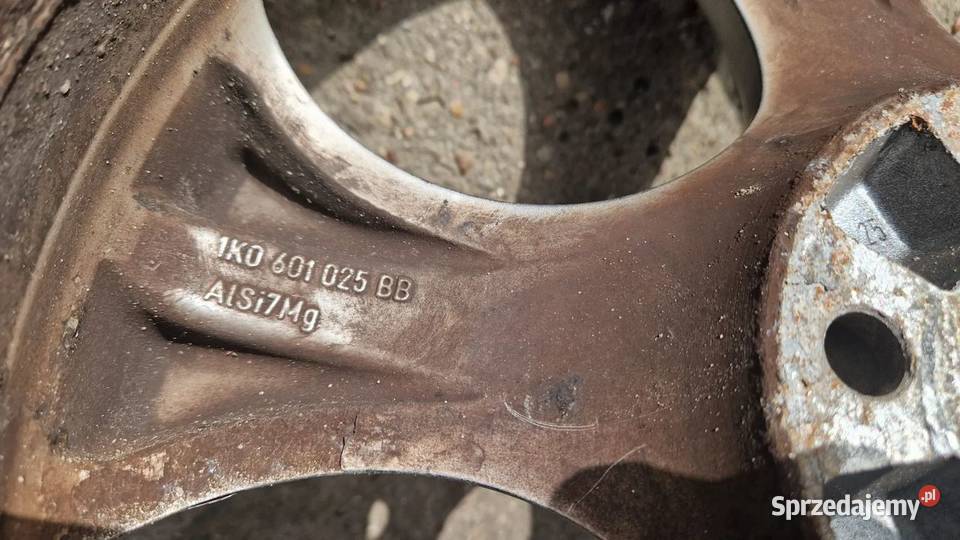 VW Golf BBS GTI felgi aluminiowe 75Jx17 ET51 1K0 wielkopolskie Słowikowo