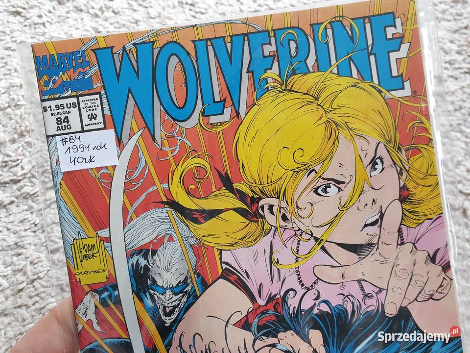 Wolverine 84 oryginalny komiks Marvel USA 1994 Gdynia
