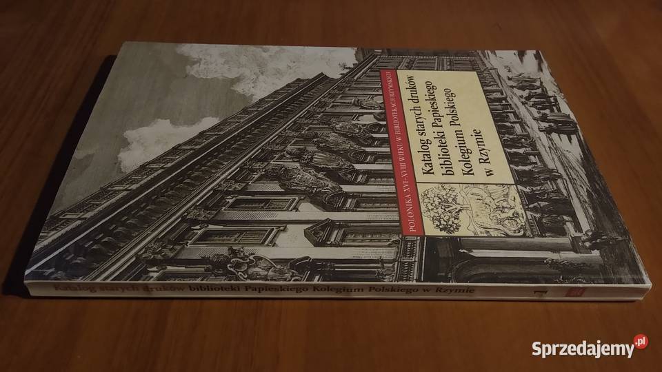 Katalog starych druków biblioteki Papieskiego pomorskie sprzedam
