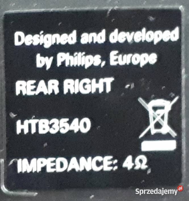 głośniki do kina domowego HTB3540 Philips Czachówek