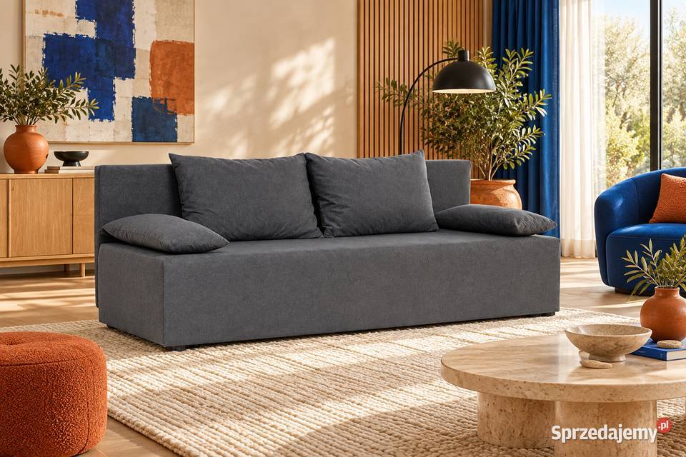 Sofa Lila z funkcją spania i pojemnikiem lubelskie