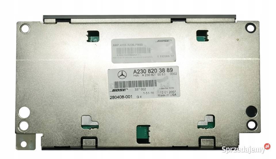 Wzmacniacz Mercedes SL r230 BOSE A 2308203889 Części samochodowe mazowieckie Serock