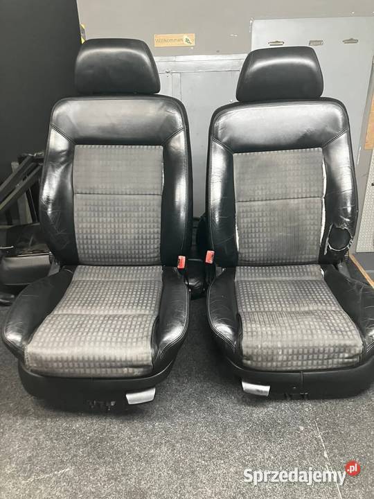 Fotele Passat B5 polift półskóra komplet grzany Warszawa
