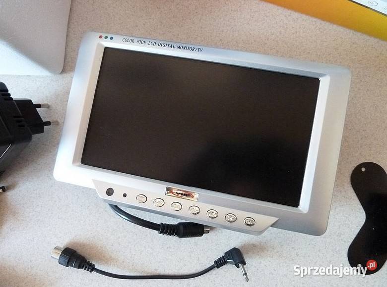 Nowy TV MONITOR 7 LCD Color re 7cale Elektronika Rzeszów sprzedam