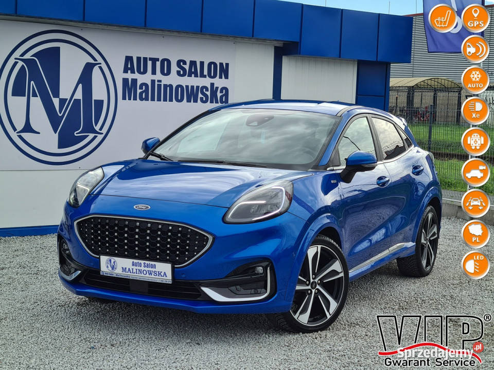 Ford Puma VIGNALE STLine Automat Navi Kamera kurtyny powietrzne wielkopolskie Wągrowiec sprzedam