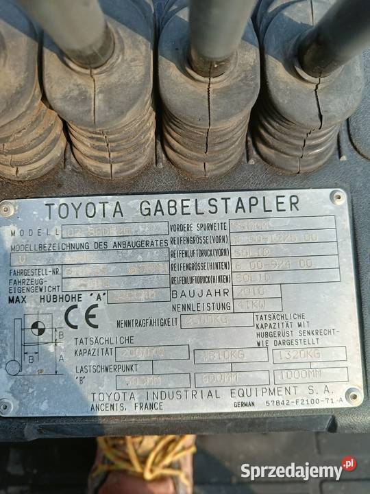 Toyota tonero wózek widłowy 8fdf20 Juchnowiec Kościelny