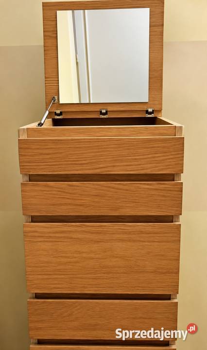 IKEA MALM wysoka komoda z lustrem 6 szuflad Wrocław