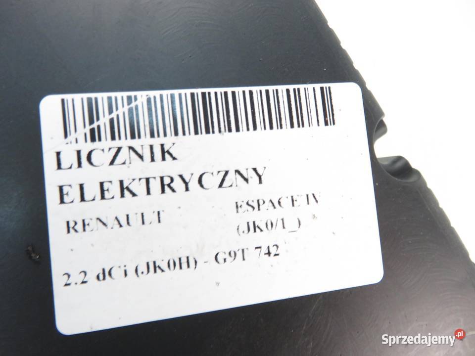 LICZNIK RENAULT ESPACE IV 22 dCi P8200392366B osobowe