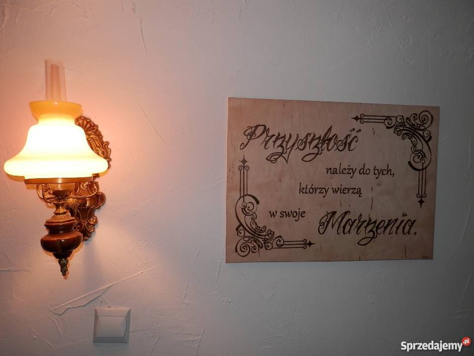 Obraz drewniany ręcznie wykonany cytat jedyny
