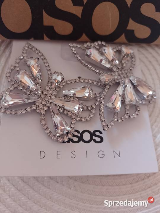 ASOS Duże Bogato zdobione kolczyki z Londynu Kraków