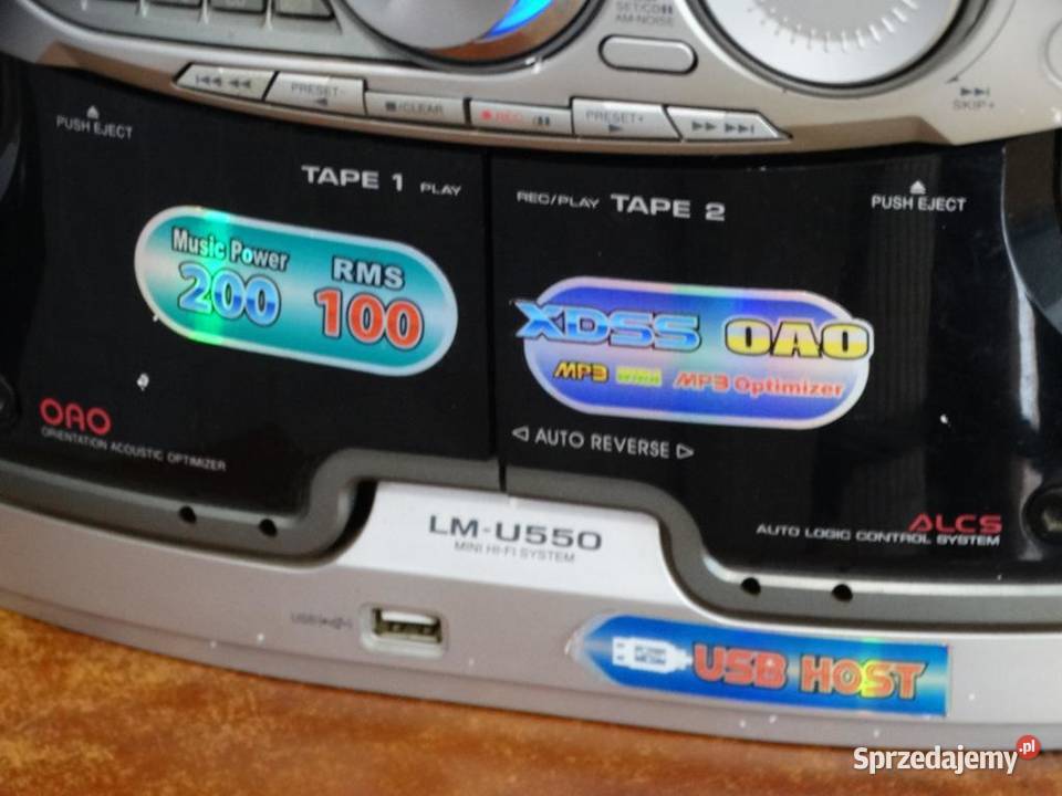 Wieża LG USB mp3 CD RDS AUX WYSYŁKA Jasło