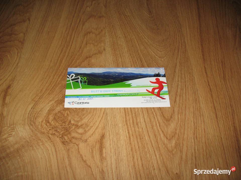 Czantoria Kolej Linowa voucher