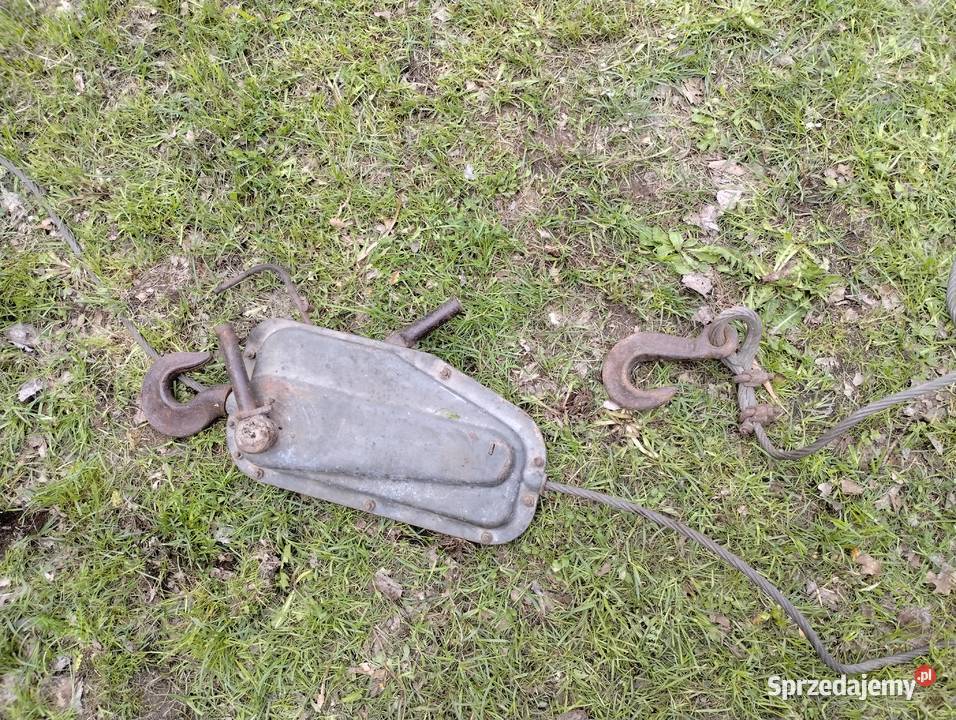 Przeciągarka wyciągarka linowa ręczna