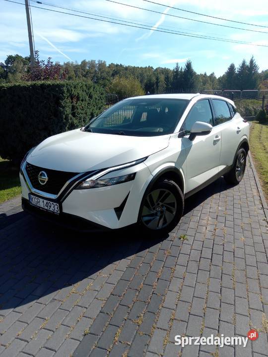 Nissan Qashqai 2022r bezwypadkowy biała perła SUV Gorlice