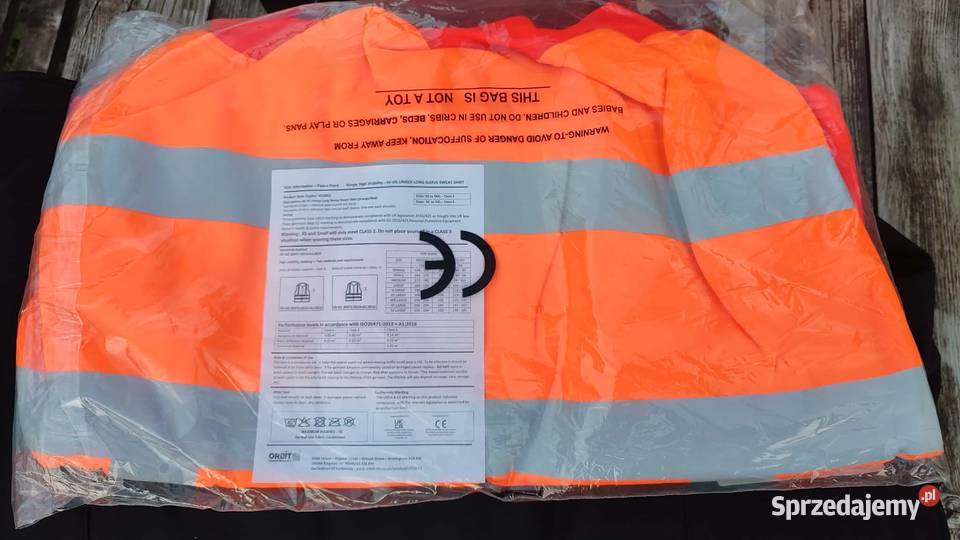 męska pomarańczowa koszulka robocza XL Książ Wielkopolski