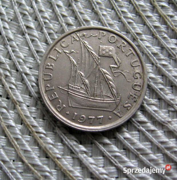Portugalia 5 Escudo 1977r Kalisz