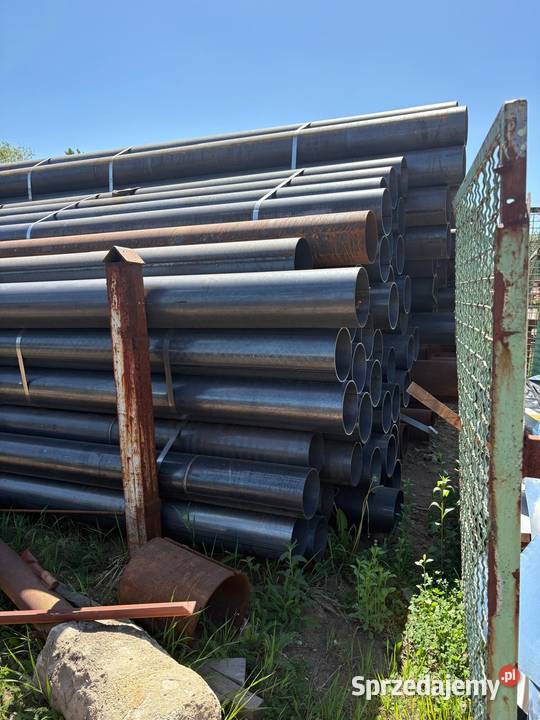 Rura stalowa fi 244x58 Biała